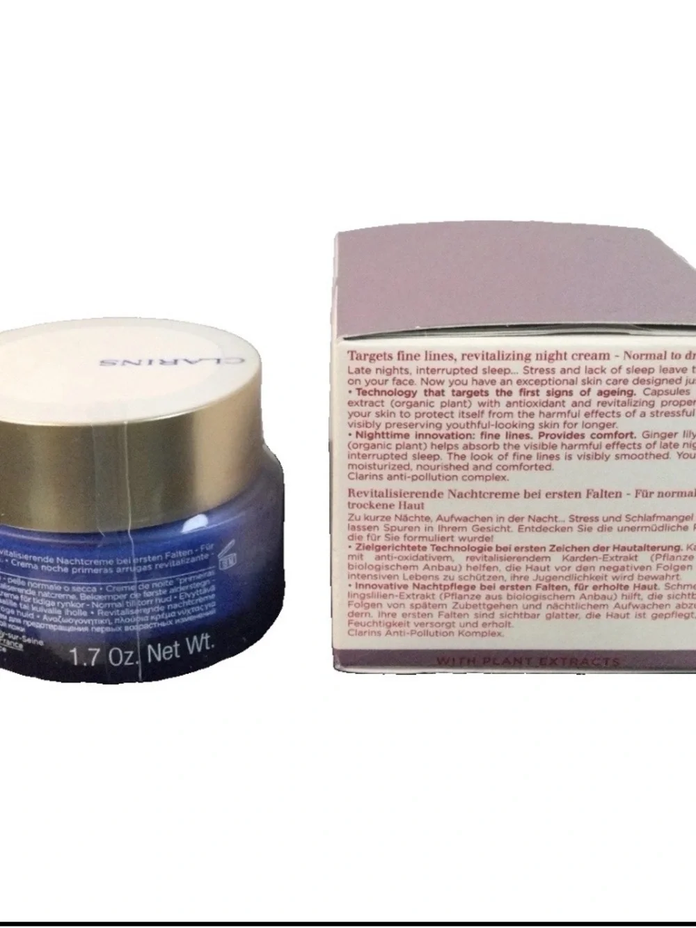 Clarins Multi-Intensive Nuit Super Restorative Night Cream 50ml/1.7oz NEW 2028